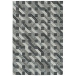 Kaleen Chaps Collection CHP02-38 Charcoal Throw Rug 2' x 3'