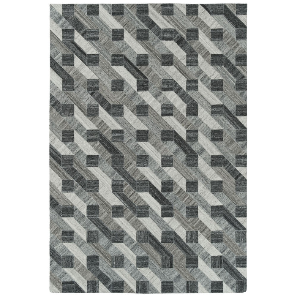 Kaleen Chaps Collection CHP02-38 Charcoal Throw Rug 2' x 3' Kaleen Chaps Collection CHP02-38 Charcoal Throw Rug 2' x 3'