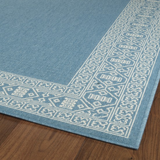 Kaleen Amalie Collection AML06-79 Light Blue Throw Rug 1'9" x 3'