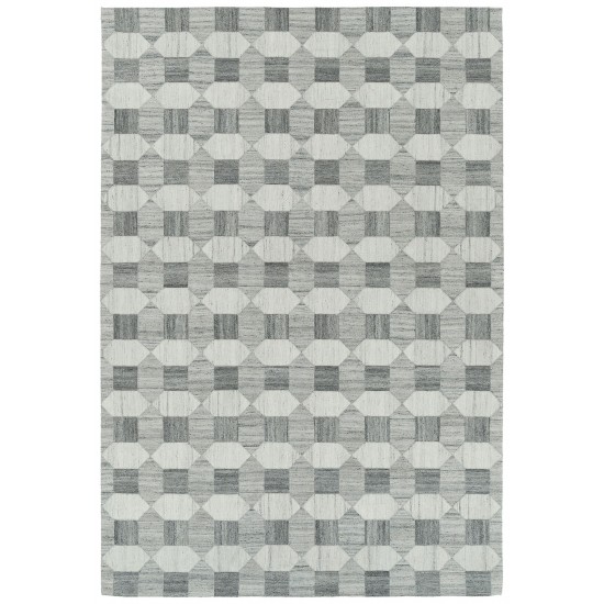 Kaleen Chaps Collection CHP03-75 Grey Throw Rug 2' x 3'