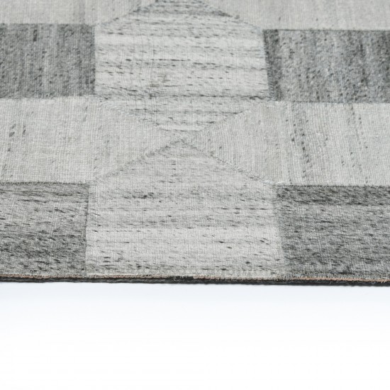 Kaleen Chaps Collection CHP03-75 Grey Throw Rug 2' x 3'