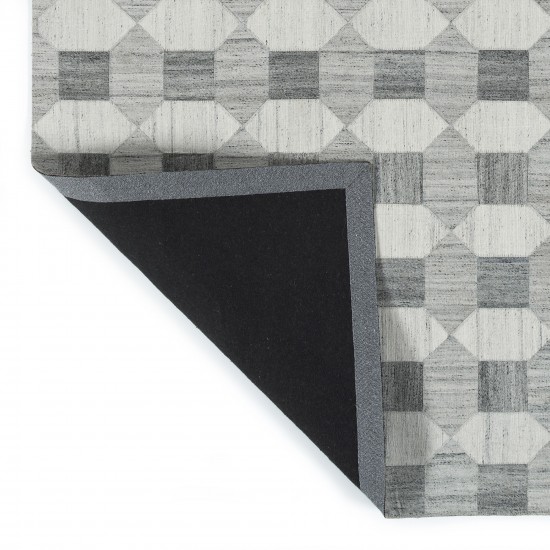 Kaleen Chaps Collection CHP03-75 Grey Throw Rug 2' x 3'