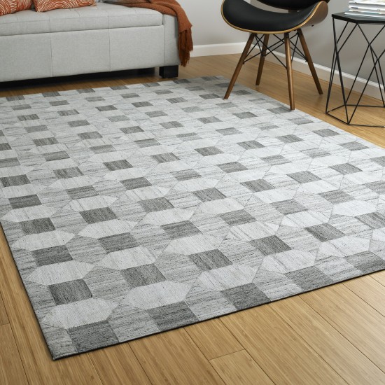 Kaleen Chaps Collection CHP03-75 Grey Throw Rug 2' x 3'