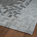 Kaleen Chaps Collection CHP04-75 Grey Throw Rug 2' x 3'