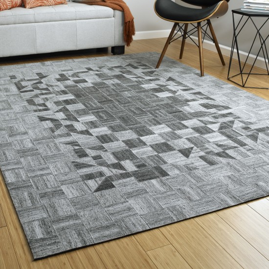 Kaleen Chaps Collection CHP04-75 Grey Throw Rug 2' x 3'