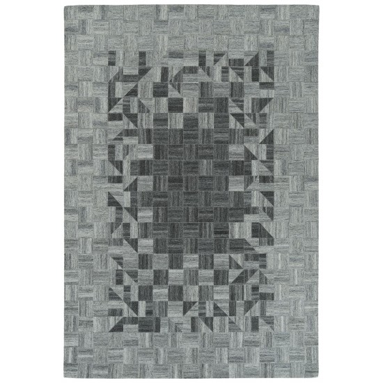 Kaleen Chaps Collection CHP04-75 Grey Area Rug 4' x 6'