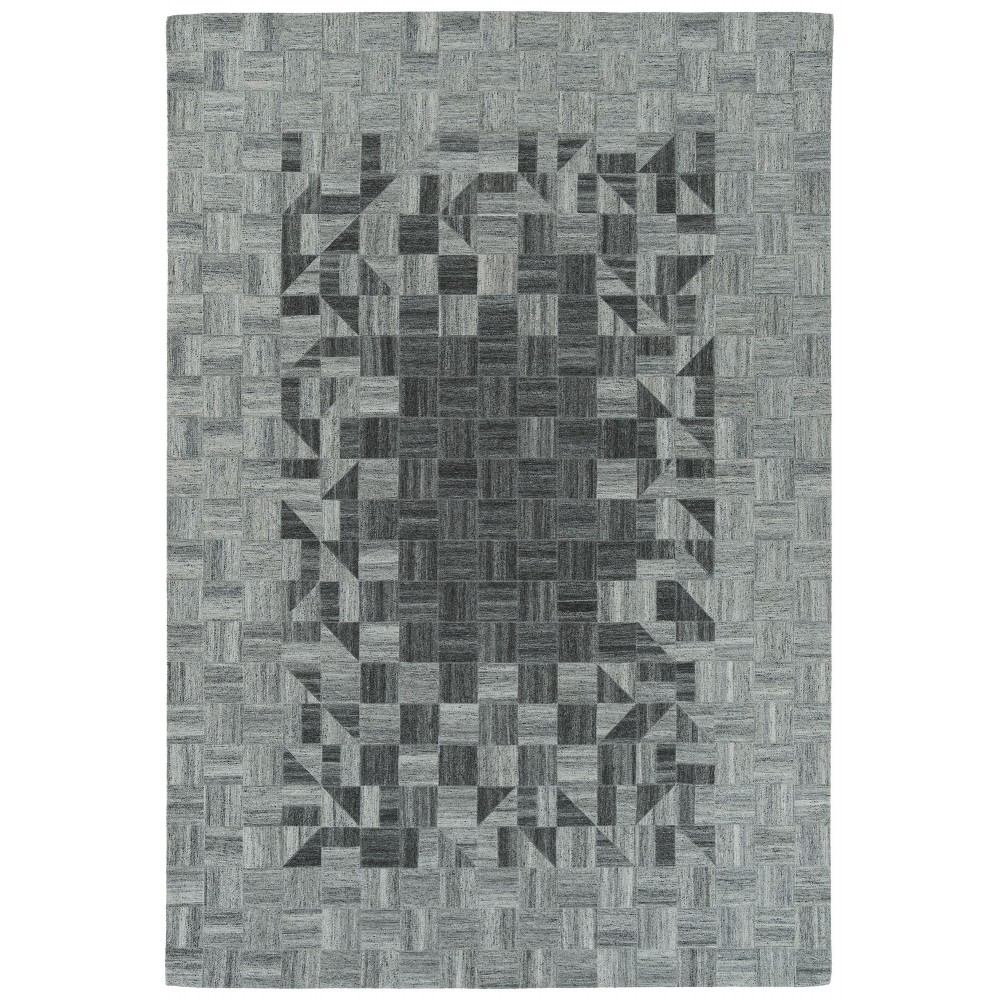 Kaleen Chaps Collection CHP04-75 Grey Area Rug 4' x 6' Kaleen Chaps Collection CHP04-75 Grey Area Rug 4' x 6'
