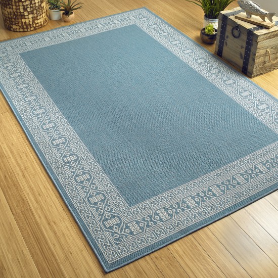 Kaleen Amalie Collection AML06-79 Light Blue Area Rug 5' x 7'6"