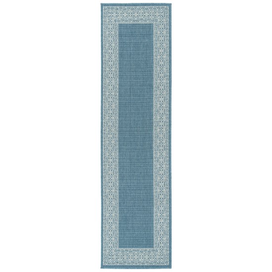 Kaleen Amalie Collection AML06-79 Light Blue Area Rug 5' x 7'6"