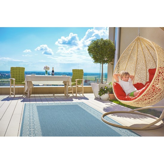 Kaleen Amalie Collection AML06-79 Light Blue Area Rug 5' x 7'6"
