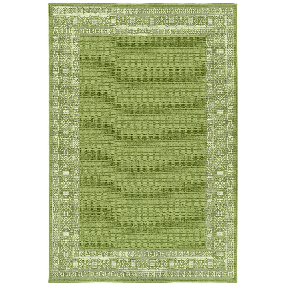 Kaleen Amalie Collection AML06-96 Lime Green Throw Rug 1'9" x 3'