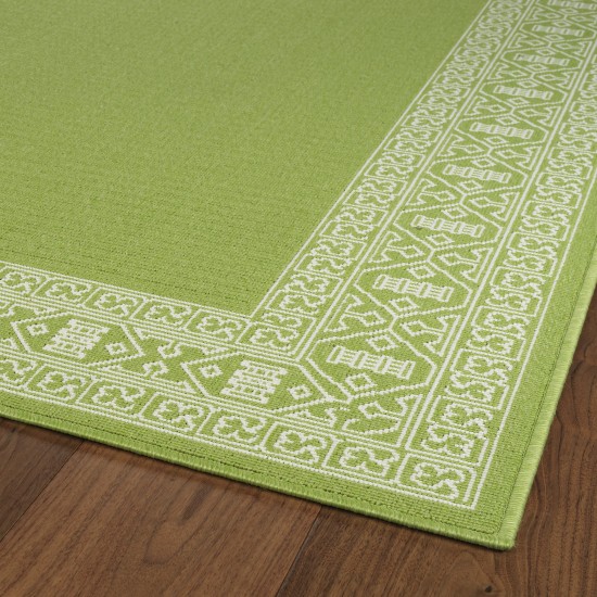 Kaleen Amalie Collection AML06-96 Lime Green Throw Rug 1'9" x 3'