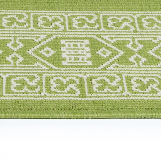 Kaleen Amalie Collection AML06-96 Lime Green Throw Rug 1'9" x 3'