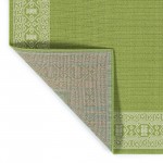 Kaleen Amalie Collection AML06-96 Lime Green Throw Rug 1'9" x 3'