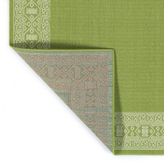 Kaleen Amalie Collection AML06-96 Lime Green Throw Rug 1'9" x 3'