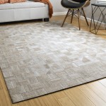 Kaleen Chaps Collection Light Beige Area Rug 8' x 10'