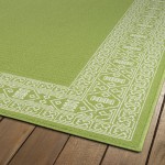 Kaleen Amalie Collection AML06-96 Lime Green Area Rug 3'6" x 5'6"