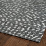 Kaleen Chaps Collection CHP06-38 Charcoal Throw Rug 2' x 3'