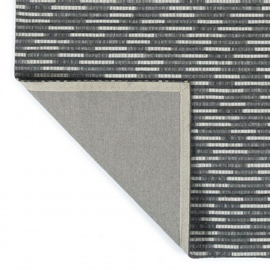 Kaleen Chaps Collection CHP06-38 Charcoal Throw Rug 2' x 3'