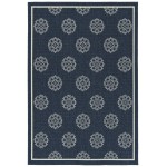 Kaleen Amalie Collection AML07-22 Navy Throw Rug 1'9" x 3'