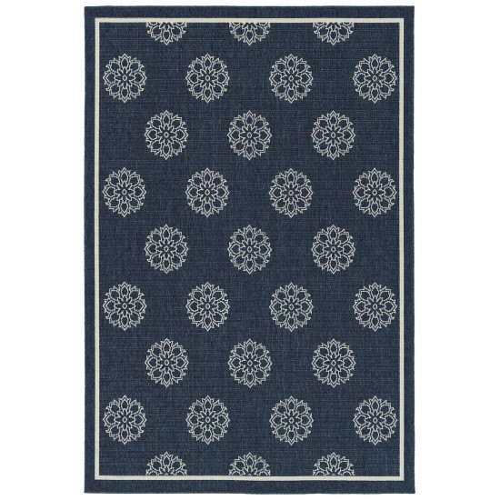 Kaleen Amalie Collection AML07-22 Navy Throw Rug 1'9" x 3'