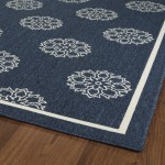 Kaleen Amalie Collection AML07-22 Navy Throw Rug 1'9" x 3'