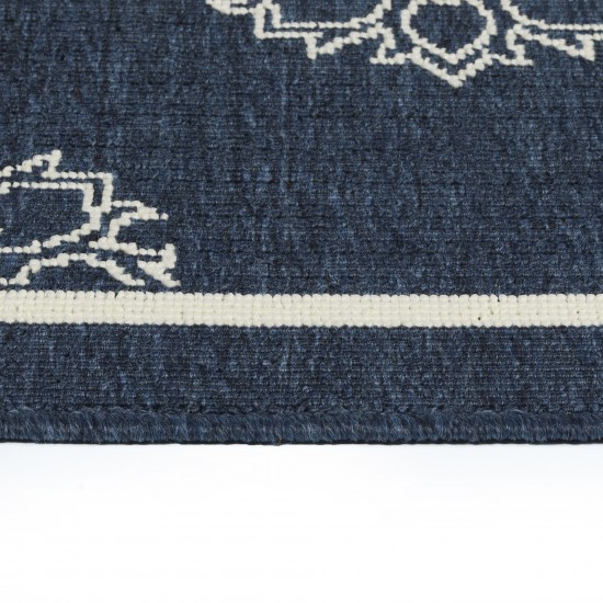 Kaleen Amalie Collection AML07-22 Navy Throw Rug 1'9" x 3'