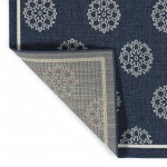 Kaleen Amalie Collection AML07-22 Navy Throw Rug 1'9" x 3'