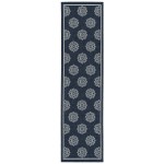 Kaleen Amalie Collection AML07-22 Navy Throw Rug 1'9" x 3'