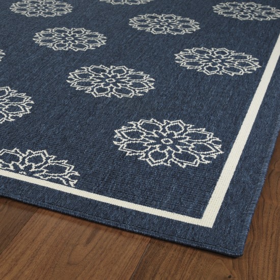 Kaleen Amalie Collection AML07-22 Navy Runner 2'2" x 8'