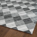 Kaleen Chaps Collection CHP08-38 Charcoal Throw Rug 2' x 3'