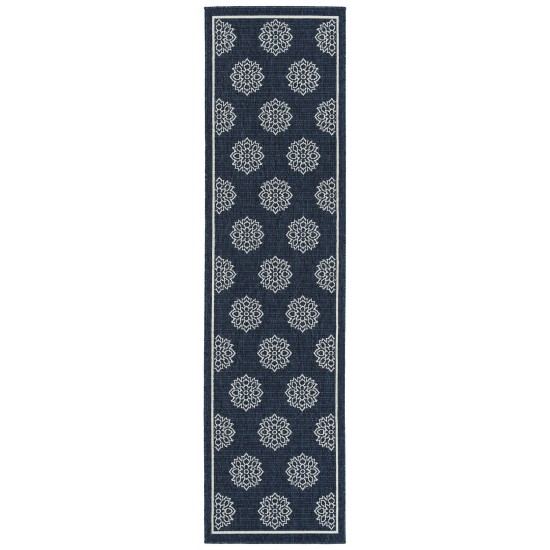 Kaleen Amalie Collection AML07-22 Navy Area Rug 5' x 7'6"