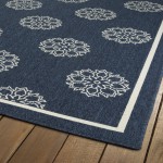 Kaleen Amalie Collection AML07-22 Navy Area Rug 5' x 7'6"