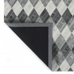 Kaleen Chaps Collection CHP08-38 Charcoal Throw Rug 2' x 3'