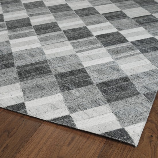 Kaleen Chaps Collection CHP08-38 Charcoal Area Rug 4' x 6'