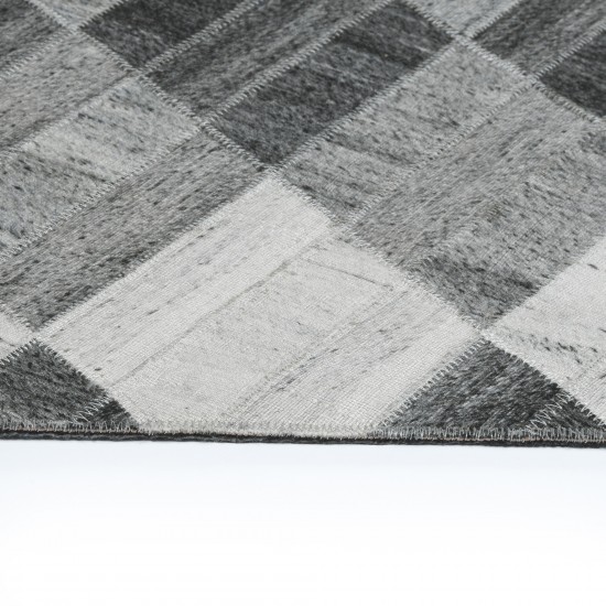 Kaleen Chaps Collection CHP08-38 Charcoal Area Rug 8' x 10'