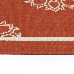 Kaleen Amalie Collection AML07-32 Tangerine Throw Rug 2'5" x 3'9"