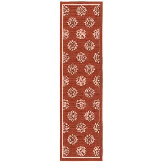 Kaleen Amalie Collection AML07-32 Tangerine Throw Rug 2'5" x 3'9"