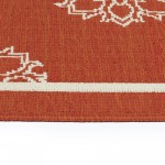Kaleen Amalie Collection AML07-32 Tangerine Area Rug 3'6" x 5'6"