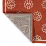 Kaleen Amalie Collection AML07-32 Tangerine Area Rug 3'6" x 5'6"
