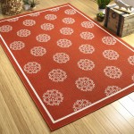 Kaleen Amalie Collection AML07-32 Tangerine Area Rug 3'6" x 5'6"