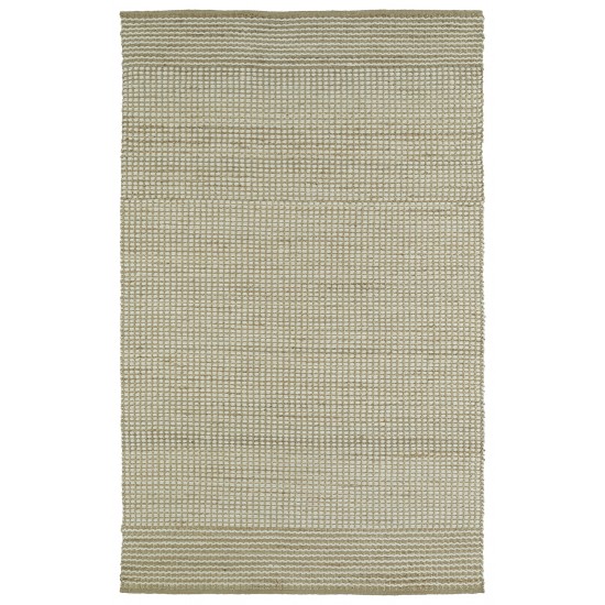 Kaleen Colinas Collection Ivory Khaki Area Rug 5' x 7'6"