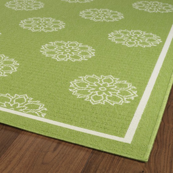 Kaleen Amalie Collection AML07-96 Lime Green Throw Rug 1'9" x 3'