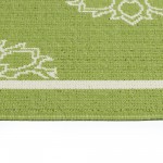 Kaleen Amalie Collection AML07-96 Lime Green Throw Rug 1'9" x 3'