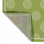 Kaleen Amalie Collection AML07-96 Lime Green Throw Rug 1'9" x 3'