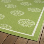Kaleen Amalie Collection AML07-96 Lime Green Throw Rug 1'9" x 3'