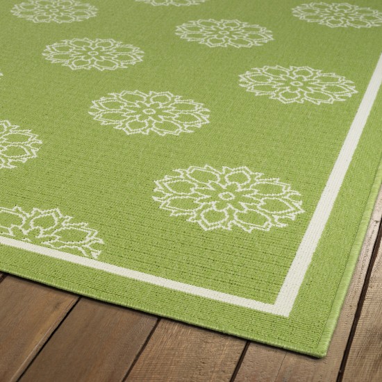 Kaleen Amalie Collection AML07-96 Lime Green Throw Rug 1'9" x 3'