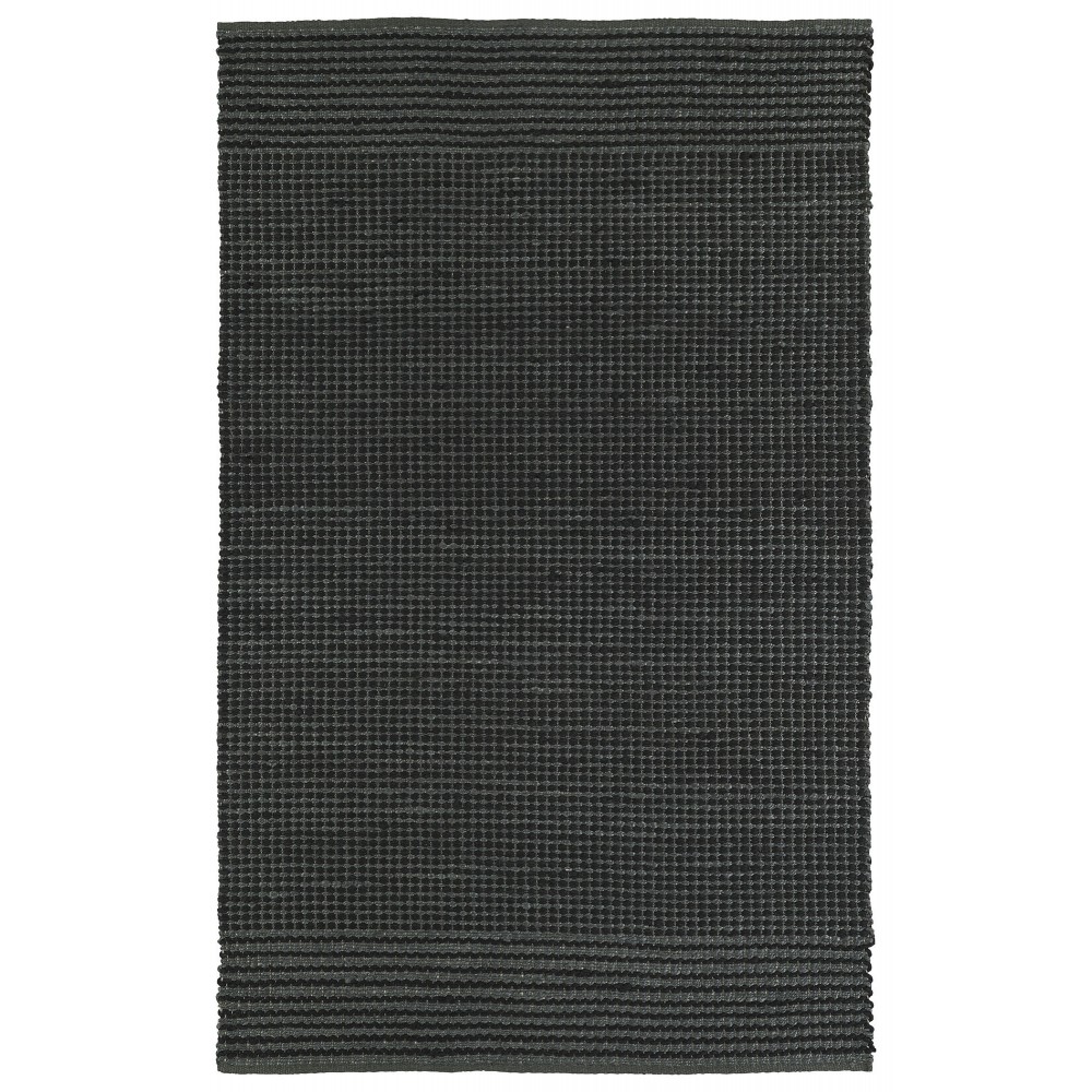 Kaleen Colinas Collection Dark Charcoal Throw Rug 3' x 5' Kaleen Colinas Collection Dark Charcoal Throw Rug 3' x 5'