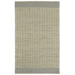 Kaleen Colinas Collection Ivory LtBlue Throw Rug 3' x 5'