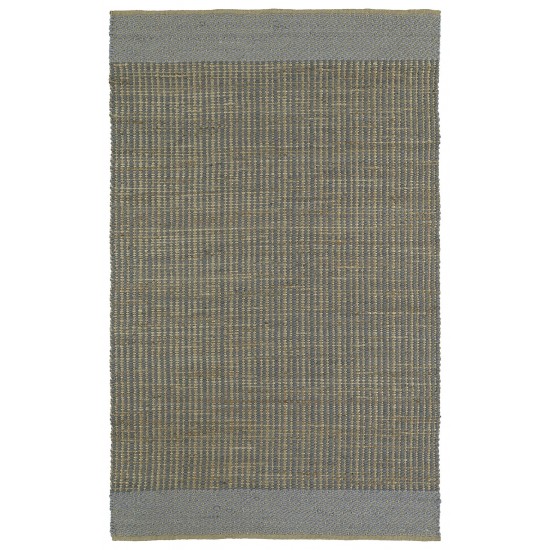 Kaleen Colinas Collection Slate LtBlue Throw Rug 21" x 34"